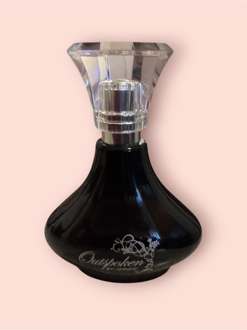 Avon Outspoken by Fergie Black Glass Perfume